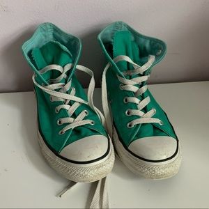Emerald Green High Top Converse